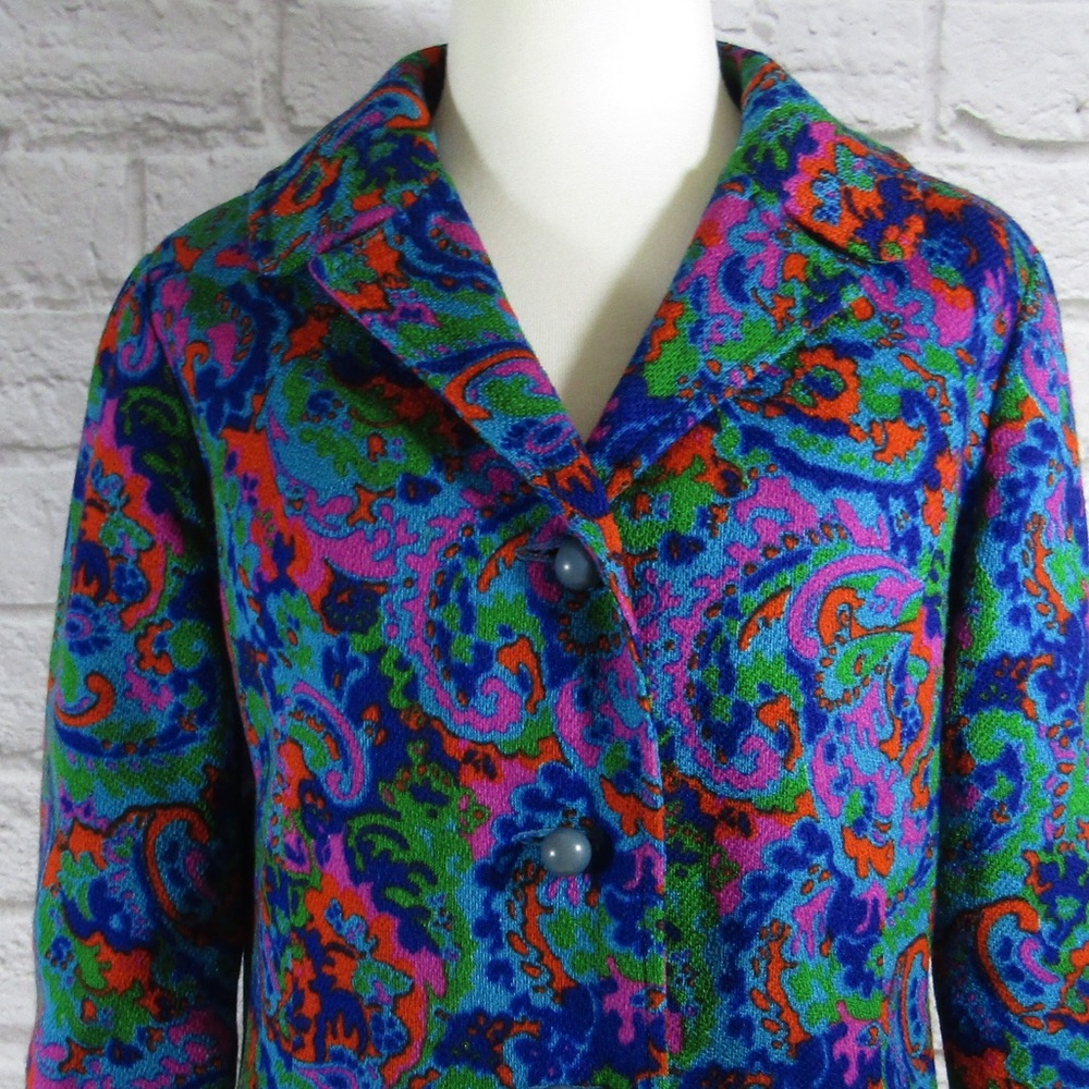 Vintage psychedelic lined blazer